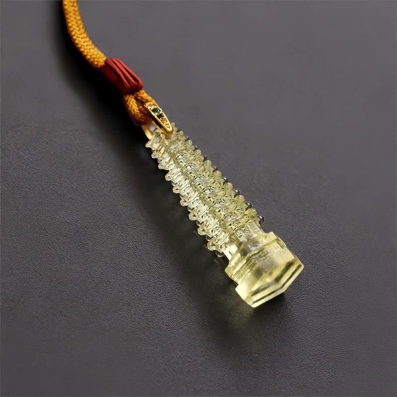 Collar de Sabiduría de la Antigua Pagoda Liuli Liuli Ancient Pagoda Wisdom Necklace