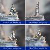 Set Patung Meditasi Buddha Mini Metal Metal Mini Buddha Meditation Statues Set
