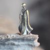 Set Patung Meditasi Buddha Mini Metal Metal Mini Buddha Meditation Statues Set