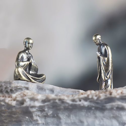 Juego de Mini Estatuas de Buda de Metal para Meditación Juego de Mini Estatuas de Buda de Metal para Meditación