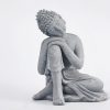 Decoración de Buda Sentado en Arenisca Natural Natural Sandstone Sitting Buddha Decoration