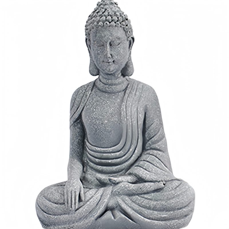 Decoración de Buda Sentado en Arenisca Natural Natural Sandstone Sitting Buddha Decoration