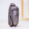 Estatua de Buda Meditando de Resina Fundida con Óxido Rust Cast Resin Meditating Buddha Statue