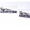 Estatua de Buda Shakyamuni de Hierro Rústico Rustic Iron Shakyamuni Buddha Statue