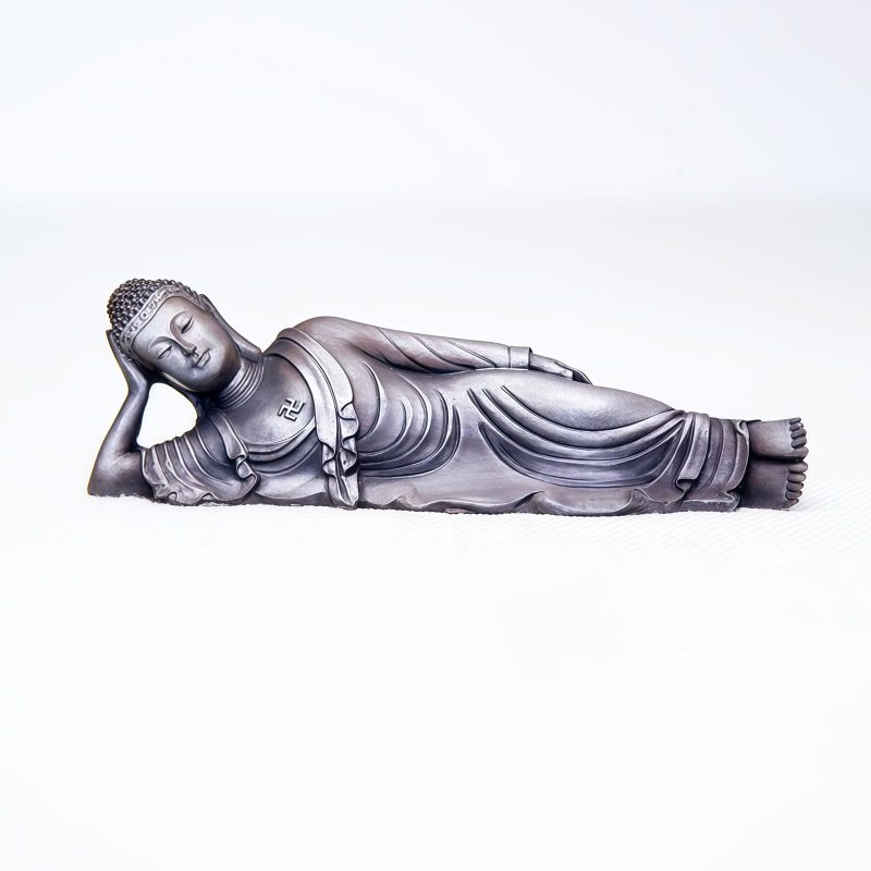 Estatua de Buda Shakyamuni de Hierro Rústico Rustic Iron Shakyamuni Buddha Statue