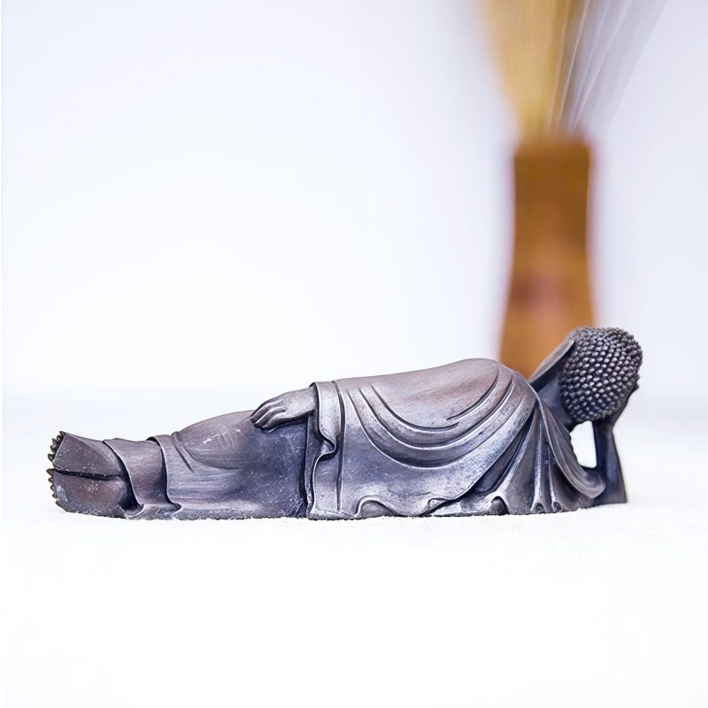 Estatua de Buda Shakyamuni de Hierro Rústico Rustic Iron Shakyamuni Buddha Statue
