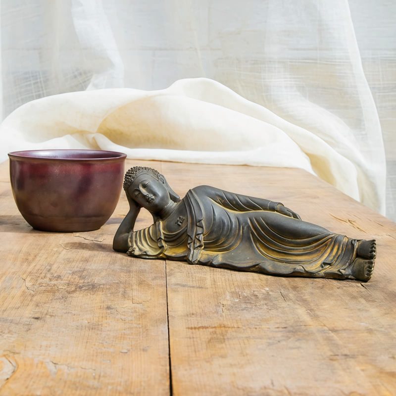 Estatua de Buda Shakyamuni de Hierro Rústico Rustic Iron Shakyamuni Buddha Statue
