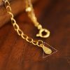 Anting Perak Sterling dengan Pesona Lada Zircon untuk Perlindungan Sterling Silver Protection Anklet with Zircon Pepper Charm