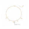 Anting Perak Sterling dengan Pesona Lada Zircon untuk Perlindungan Sterling Silver Protection Anklet with Zircon Pepper Charm