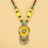 إكسسوار شعر بزخارف خرز التبت Tibetan Alloy Beads Decorative Tassel Hair Accessory