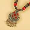إكسسوار شعر بزخارف خرز التبت Tibetan Alloy Beads Decorative Tassel Hair Accessory