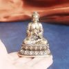 Estatua de Buda Tathagata de Cobre Tibetano Tibetan Copper Tathagata Buddha Statue