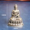 Estatua de Buda Tathagata de Cobre Tibetano Tibetan Copper Tathagata Buddha Statue