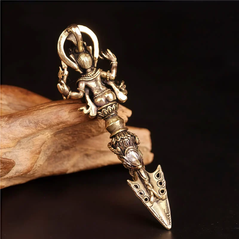 Collar con Elefante Dios de la Riqueza Ganesh Dorje Vajra Tibetano Tibetan Dorje Vajra Ganesh Elephant God of Wealth Necklace