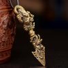 Collar con Elefante Dios de la Riqueza Ganesh Dorje Vajra Tibetano Tibetan Dorje Vajra Ganesh Elephant God of Wealth Necklace