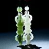Collar con dije de Dorje Vajra de Jade Hetian Tibetano para el Éxito Tibetan Hetian Jade Dorje Vajra Success Necklace Pendant