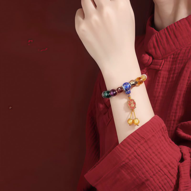 Mala Pergelangan Tangan Liuli Glass Om Mani Padme Hum Tibet Tibetan Liuli Glass Om Mani Padme Hum Wrist Mala