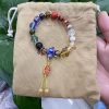 Mala Pergelangan Tangan Liuli Glass Om Mani Padme Hum Tibet Tibetan Liuli Glass Om Mani Padme Hum Wrist Mala