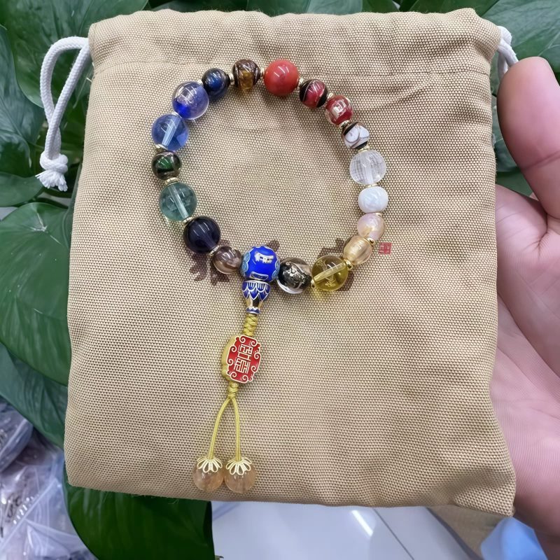 Mala Pergelangan Tangan Liuli Glass Om Mani Padme Hum Tibet Tibetan Liuli Glass Om Mani Padme Hum Wrist Mala