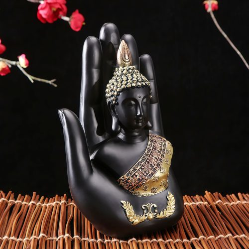 Adorno de Buda Tibetano de Resina con Bendición Adorno de Buda Tibetano de Resina con Bendición