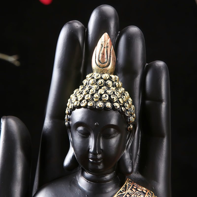Adorno de Buda Tibetano de Resina con Bendición Tibetan Resin Buddha Blessing Ornament