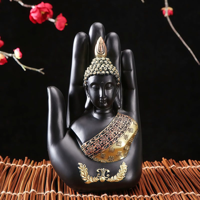 Adorno de Buda Tibetano de Resina con Bendición Tibetan Resin Buddha Blessing Ornament
