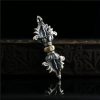 قلادة فضة تبتية عيار 925 أوم ماني بادمي هوم تعزز القوة الروحية Tibetan 925 Silver Om Mani Padme Hum Strength Pendant