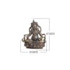 Patung Bodhisattva Jambhala Kuning dari Tembaga Yellow Copper Jambhala Bodhisattva Figurine Decoration