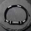 سوار فضة 925 أوم ماني بادمي هوم 925 Silver Om Mani Padme Hum Bracelet