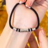 سوار فضة 925 أوم ماني بادمي هوم 925 Silver Om Mani Padme Hum Bracelet