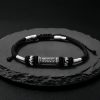 سوار فضة 925 أوم ماني بادمي هوم 925 Silver Om Mani Padme Hum Bracelet
