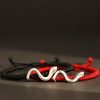 Gelang Kekuatan Tahun Ular Perak 999 999 Silver Snake Year Strength Protection Bracelet
