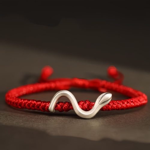 Pulsera de Protección de Fuerza del Año de la Serpiente de Plata 999 Pulsera de Protección de Fuerza del Año de la Serpiente de Plata 999