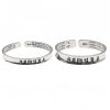 999 スターリングシルバー オム・マニ・パドメ・フム パ prayer ブレスレット 999 Sterling Silver Om Mani Padme Hum Prayer Bracelet