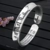 999 スターリングシルバー オム・マニ・パドメ・フム パ prayer ブレスレット 999 Sterling Silver Om Mani Padme Hum Prayer Bracelet