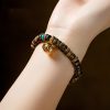 Pulsera de Fuerza con Ágata Roja, Turquesa y Agarwood Agarwood Turquoise Strength Bracelet