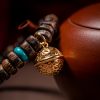 Pulsera de Fuerza con Ágata Roja, Turquesa y Agarwood Agarwood Turquoise Strength Bracelet