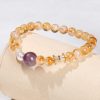 Armband des Wohlstands aus natürlichem Citrin und Amethyst Natural Citrine Amethyst Prosperity Bracelet