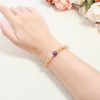 Armband des Wohlstands aus natürlichem Citrin und Amethyst Natural Citrine Amethyst Prosperity Bracelet