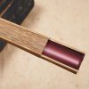 Abanico Plegable de Bambú con Grabado Hueco y Degradado Gradient Hollow Engraved Bamboo Folding Fan