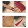 Abanico Plegable de Bambú con Grabado Hueco y Degradado Gradient Hollow Engraved Bamboo Folding Fan