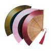 Abanico Plegable de Bambú con Grabado Hueco y Degradado Gradient Hollow Engraved Bamboo Folding Fan