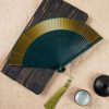Abanico Plegable de Bambú con Grabado Hueco y Degradado Gradient Hollow Engraved Bamboo Folding Fan