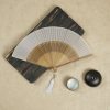 Kipas Lipat Vintage Kerangka Bambu Buatan Tangan Handmade Bamboo Frame Vintage Folding Fan