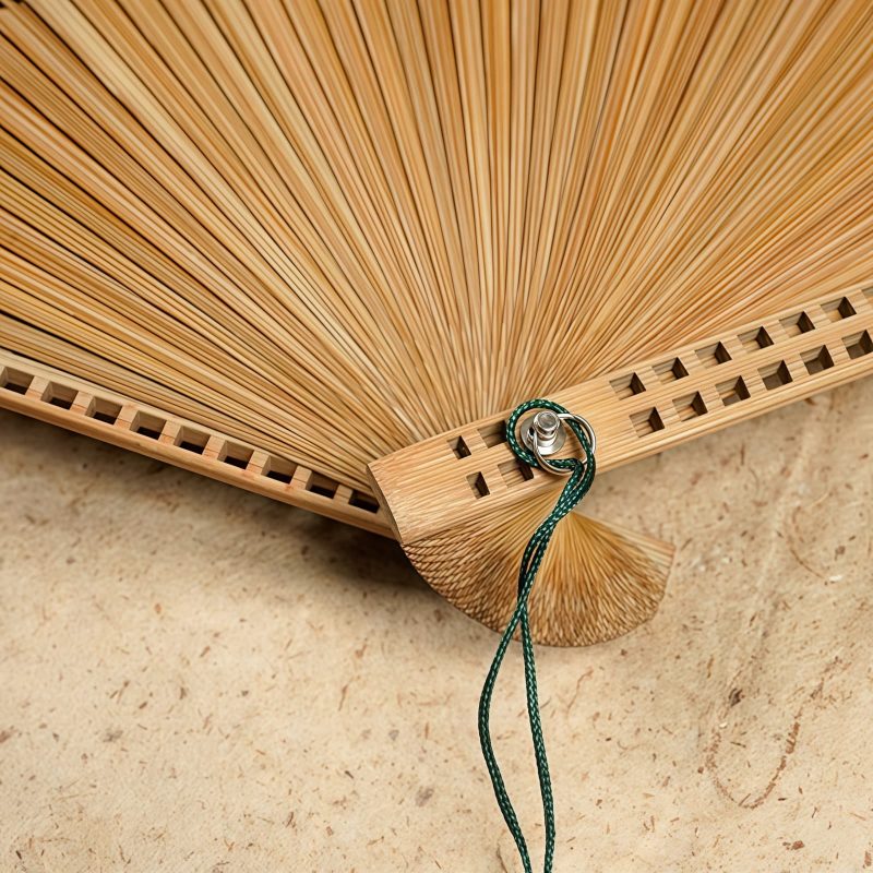 Kipas Lipat Vintage Kerangka Bambu Buatan Tangan Handmade Bamboo Frame Vintage Folding Fan
