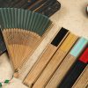 Kipas Lipat Vintage Kerangka Bambu Buatan Tangan Handmade Bamboo Frame Vintage Folding Fan