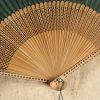 Kipas Lipat Vintage Kerangka Bambu Buatan Tangan Handmade Bamboo Frame Vintage Folding Fan