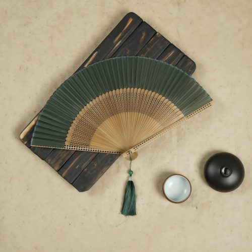 Handmade Bamboo Frame Vintage Folding Fan Handmade Bamboo Frame Vintage Folding Fan