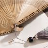 Kipas Lipat Vintage Kerangka Bambu Buatan Tangan Handmade Bamboo Frame Vintage Folding Fan