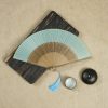 Kipas Lipat Vintage Kerangka Bambu Buatan Tangan Handmade Bamboo Frame Vintage Folding Fan